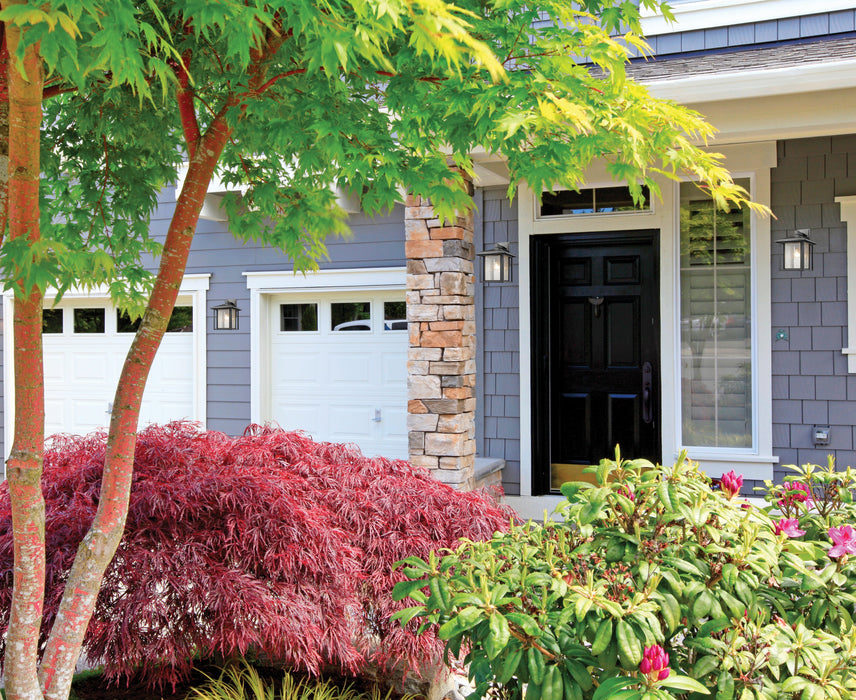 Outdoor Wall Light Z-Lite 554B-BK Black Aspen 1 Light Outdoor Wall Light Z-Lite