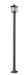 Outdoor Post Mounted Fixture Z-Lite 554PHMS-536P-BK Black Aspen 1 Light Outdoor Post Mounted Fixture Z-Lite