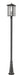 Outdoor Post Mounted Fixture Z-Lite 554PHXLR-519P-BK Black Aspen 3 Light Outdoor Post Mounted Fixture Z-Lite