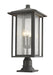 Outdoor Pier Mounted Fixture Z-Lite 554PHXLR-533PM-ORB Oil Rubbed Bronze Aspen 3 Light Outdoor Pier Mounted Fixture Z-Lite