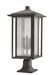 Outdoor Pier Mounted Fixture Z-Lite 554PHXLR-533PM-ORB Oil Rubbed Bronze Aspen 3 Light Outdoor Pier Mounted Fixture Z-Lite
