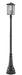 Outdoor Post Mounted Fixture Z-Lite 554PHXLR-564P-BK Black Aspen 3 Light Outdoor Post Mounted Fixture Z-Lite