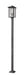 Outdoor Post Mounted Fixture Z-Lite 554PHXLS-536P-BK Black Aspen 3 Light Outdoor Post Mounted Fixture Z-Lite