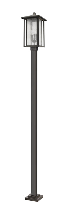 Outdoor Post Mounted Fixture Z-Lite 554PHXLS-536P-ORB Oil Rubbed Bronze Aspen 3 Light Outdoor Post Mounted Fixture Z-Lite