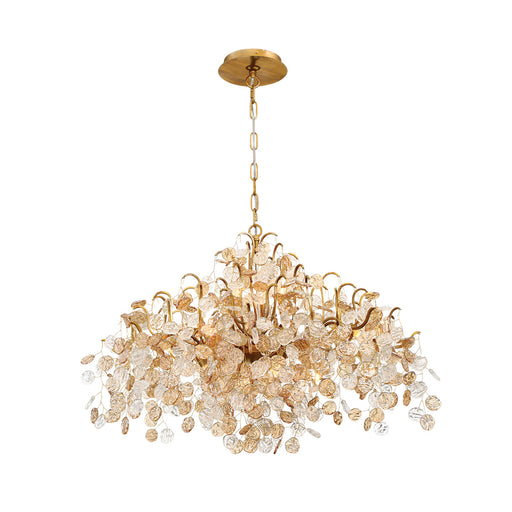 Eurofase 29060-016 Campobasso 33" Gold Chandelier