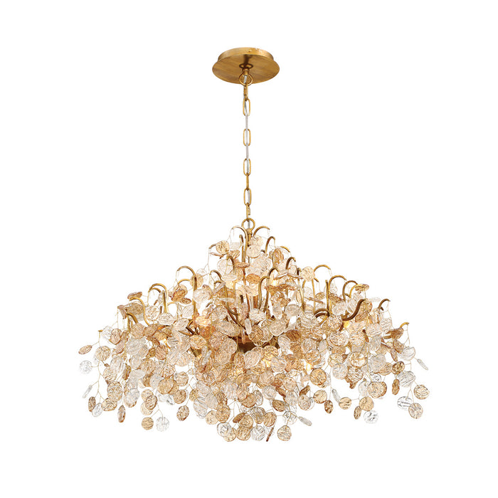 Eurofase 29060-016 Campobasso 33" Gold Chandelier