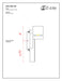 Outdoor Wall Light Z-Lite 559S-DBZ-LED Deep Bronze Amador 1 Light Outdoor Wall Light Z-Lite