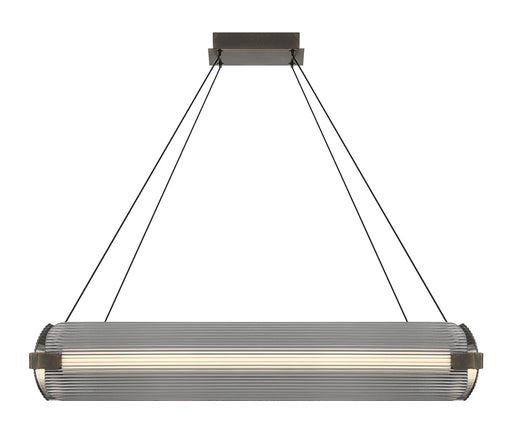 Eurofase 50053-018 Neoness 34" Weathered Brass LED Chandelier