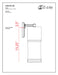 Outdoor Wall Light Z-Lite 560B-BA-LED Brushed Aluminum Luminata 1 Light Outdoor Wall Light Z-Lite