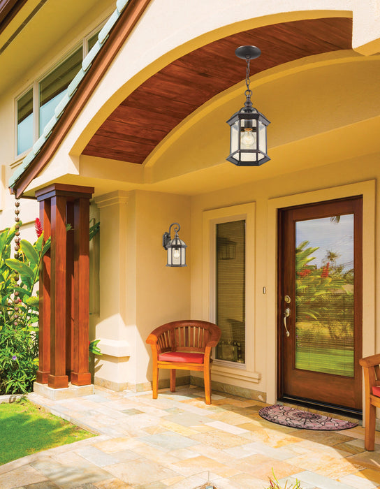 Outdoor Chain Mount Ceiling Fixture Z-Lite 563CHM-RT Rust Annex 1 Light Outdoor Chain Mount Ceiling Fixture Z-Lite