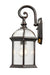 Outdoor Wall Light Z-Lite 563M-RT Rust Annex 1 Light Outdoor Wall Light Z-Lite