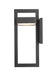 Outdoor Wall Light Z-Lite 566B-BK-LED Black Luttrel 1 Light Outdoor Wall Light Z-Lite