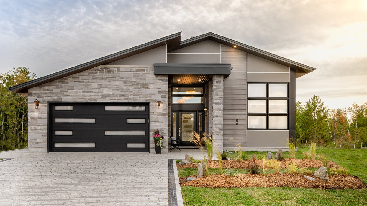 Outdoor Wall Light Z-Lite 566B-BK-LED Black Luttrel 1 Light Outdoor Wall Light Z-Lite