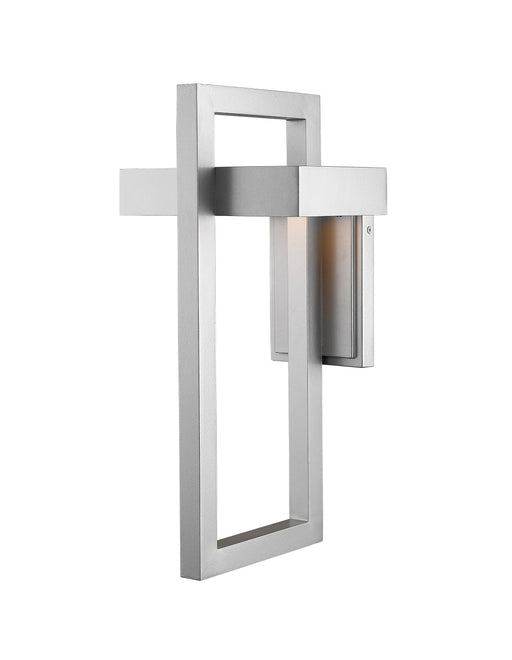 Outdoor Wall Light Z-Lite 566B-SL-LED Silver Luttrel 1 Light Outdoor Wall Light Z-Lite