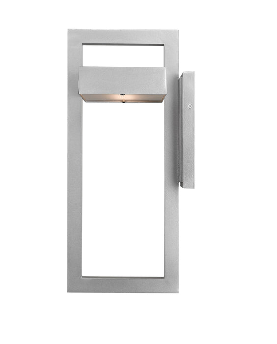 Outdoor Wall Light Z-Lite 566B-SL-LED Silver Luttrel 1 Light Outdoor Wall Light Z-Lite