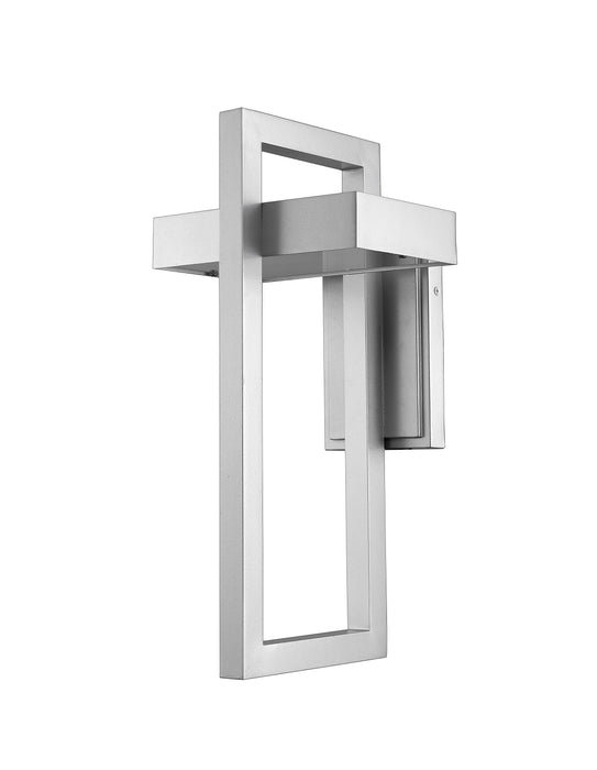 Outdoor Wall Light Z-Lite 566B-SL-LED Silver Luttrel 1 Light Outdoor Wall Light Z-Lite