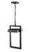 Outdoor Chain Mount Ceiling Fixture Z-Lite 566CHB-BK-LED Black Luttrel 1 Light Outdoor Chain Mount Ceiling Fixture Z-Lite