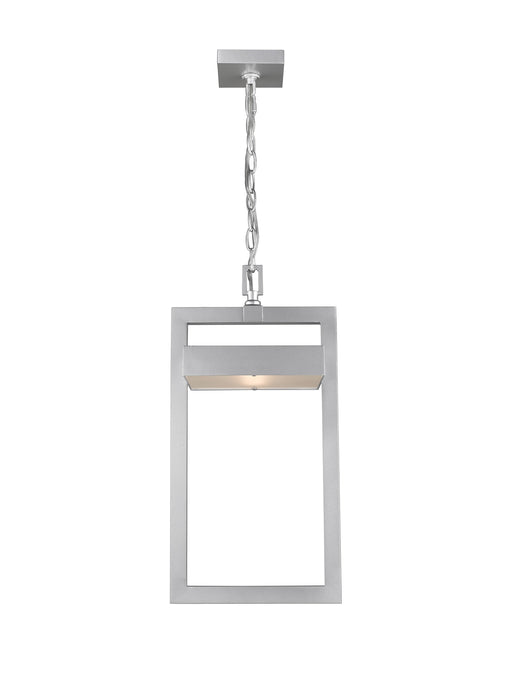 Outdoor Chain Mount Ceiling Fixture Z-Lite 566CHB-SL-LED Silver Luttrel 1 Light Outdoor Chain Mount Ceiling Fixture Z-Lite