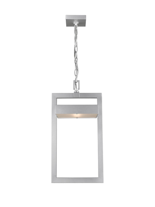 Outdoor Chain Mount Ceiling Fixture Z-Lite 566CHB-SL-LED Silver Luttrel 1 Light Outdoor Chain Mount Ceiling Fixture Z-Lite