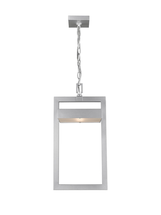 Outdoor Chain Mount Ceiling Fixture Z-Lite 566CHB-SL-LED Silver Luttrel 1 Light Outdoor Chain Mount Ceiling Fixture Z-Lite