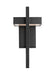 Outdoor Wall Light Z-Lite 566M-BK-LED Black Luttrel 1 Light Outdoor Wall Light Z-Lite