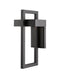 Outdoor Wall Light Z-Lite 566M-BK-LED Black Luttrel 1 Light Outdoor Wall Light Z-Lite
