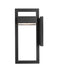 Outdoor Wall Light Z-Lite 566M-BK-LED Black Luttrel 1 Light Outdoor Wall Light Z-Lite