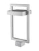 Outdoor Post Mount Fixture Z-Lite 566PHBS-SL-LED Silver Luttrel 1 Light Outdoor Post Mount Fixture Z-Lite