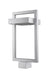Outdoor Post Mount Fixture Z-Lite 566PHBS-SL-LED Silver Luttrel 1 Light Outdoor Post Mount Fixture Z-Lite