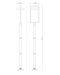 Outdoor Post Mounted Fixture Z-Lite 566PHXLR-567P-BK-LED Black Luttrel 1 Light Outdoor Post Mounted Fixture Z-Lite