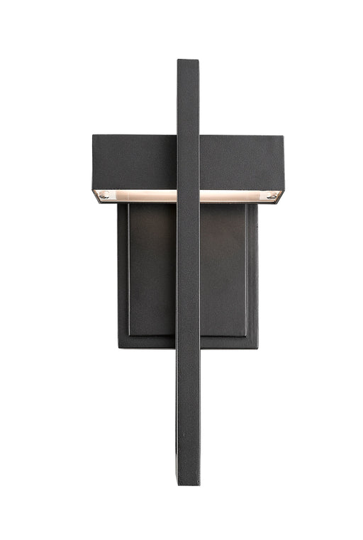 Outdoor Wall Light Z-Lite 566S-BK-LED Black Luttrel 1 Light Outdoor Wall Light Z-Lite