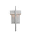 Outdoor Wall Light Z-Lite 566S-SL-LED Silver Luttrel 1 Light Outdoor Wall Light Z-Lite