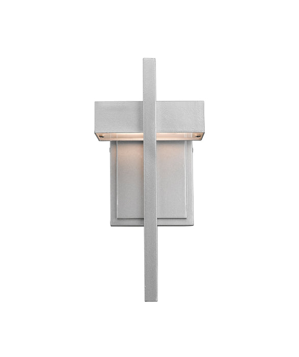 Outdoor Wall Light Z-Lite 566S-SL-LED Silver Luttrel 1 Light Outdoor Wall Light Z-Lite
