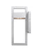 Outdoor Wall Light Z-Lite 566S-SL-LED Silver Luttrel 1 Light Outdoor Wall Light Z-Lite