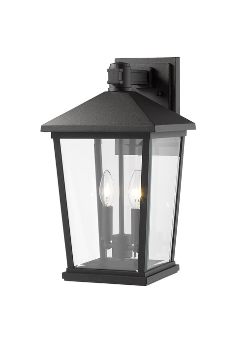Outdoor Wall Light Z-Lite 568B-BK Black Beacon 2 Light Outdoor Wall Light Z-Lite