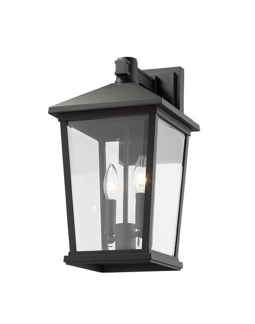 Outdoor Wall Light Z-Lite 568B-BK Black Beacon 2 Light Outdoor Wall Light Z-Lite