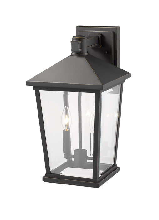 Outdoor Wall Light Z-Lite 568B-ORB Oil Rubbed Bronze Beacon 2 Light Outdoor Wall Light Z-Lite