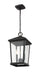 Outdoor Chain Mount Ceiling Fixture Z-Lite 568CHB-BK Black Beacon 2 Light Outdoor Chain Mount Ceiling Fixture Z-Lite