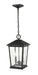 Outdoor Chain Mount Ceiling Fixture Z-Lite 568CHB-BK Black Beacon 2 Light Outdoor Chain Mount Ceiling Fixture Z-Lite