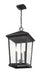 Outdoor Chain Mount Ceiling Fixture Z-Lite 568CHXL-BK Black Beacon 3 Light Outdoor Chain Mount Ceiling Fixture Z-Lite