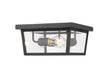 Outdoor Flush Mount Z-Lite 568F-ORB Oil Rubbed Bronze Beacon 3 Light Outdoor Flush Mount Z-Lite