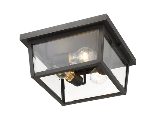 Outdoor Flush Mount Z-Lite 568F-ORB Oil Rubbed Bronze Beacon 3 Light Outdoor Flush Mount Z-Lite