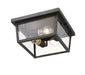 Outdoor Flush Mount Z-Lite 568F-ORB Oil Rubbed Bronze Beacon 3 Light Outdoor Flush Mount Z-Lite