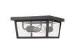 Outdoor Flush Mount Z-Lite 568F-ORB Oil Rubbed Bronze Beacon 3 Light Outdoor Flush Mount Z-Lite
