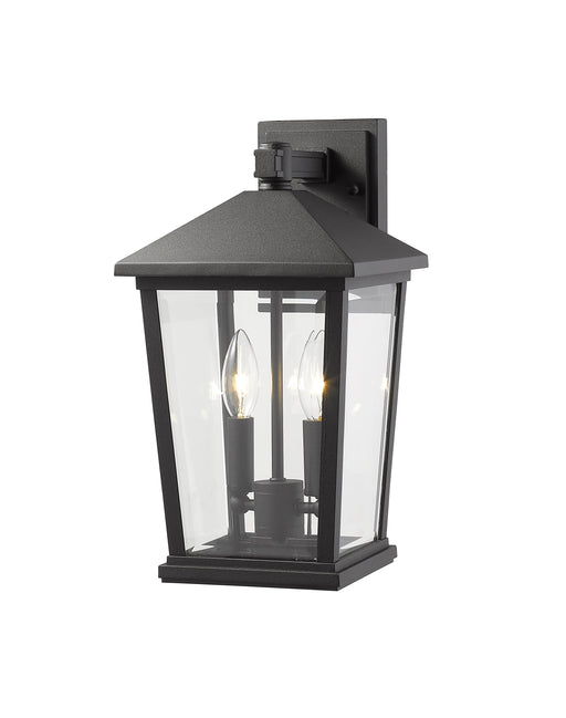 Outdoor Wall Light Z-Lite 568M-BK Black Beacon 2 Light Outdoor Wall Light Z-Lite