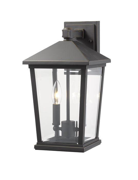 Outdoor Wall Light Z-Lite 568M-ORB Oil Rubbed Bronze Beacon 2 Light Outdoor Wall Light Z-Lite