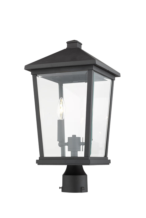 Outdoor Post Mount Fixture Z-Lite 568PHBR-ORB Oil Rubbed Bronze Beacon 2 Light Outdoor Post Mount Fixture Z-Lite
