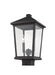Outdoor Post Mount Fixture Z-Lite 568PHBS-BK Black Beacon 2 Light Outdoor Post Mount Fixture Z-Lite