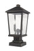 Outdoor Pier Mounted Fixture Z-Lite 568PHBS-SQPM-ORB Oil Rubbed Bronze Beacon 2 Light Outdoor Pier Mounted Fixture Z-Lite