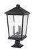 Outdoor Pier Mounted Fixture Z-Lite 568PHXLR-533PM-ORB Oil Rubbed Bronze Beacon 3 Light Outdoor Pier Mounted Fixture Z-Lite
